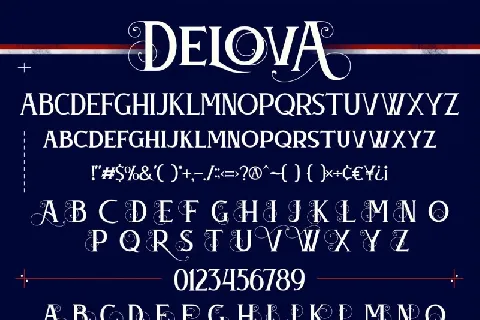 Delova Typeface font