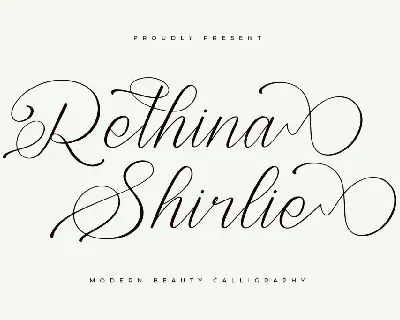 Rethina Shirlie DEMO VERSION font