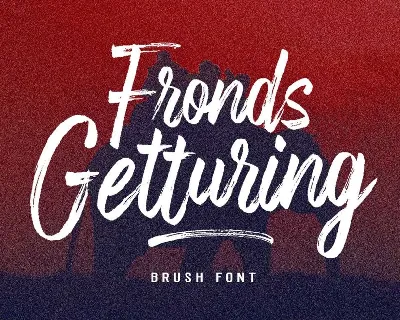 Fronds Getturing font