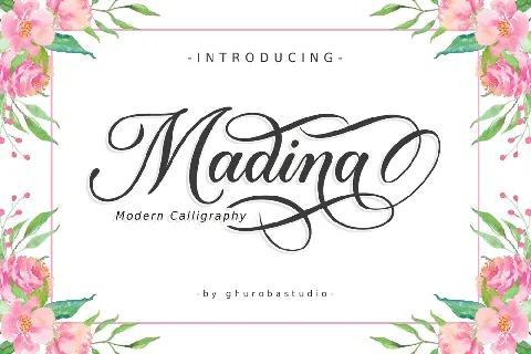 Madina Free font