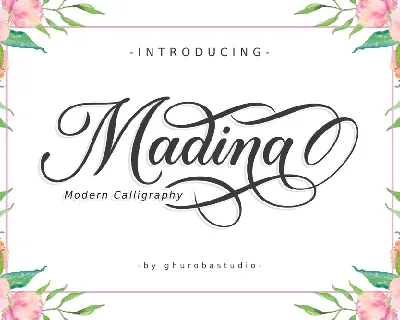 Madina Free font