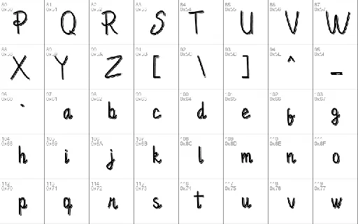 Chandry font