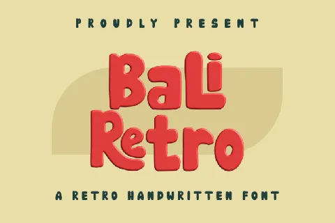 Bali Retro font