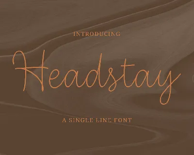 Headstay font