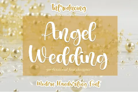 Angel Wedding font