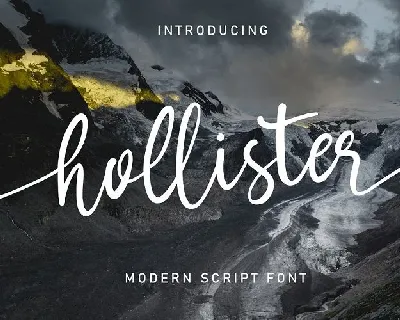 Hollister Modern Script font