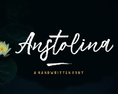 Anstolina Brush font