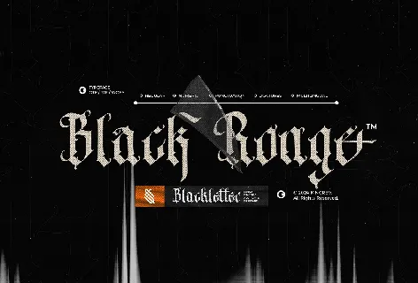 Black Ronge font