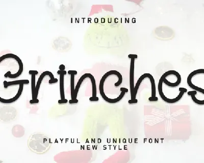 Grinches Display font