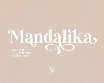 Mandalika font