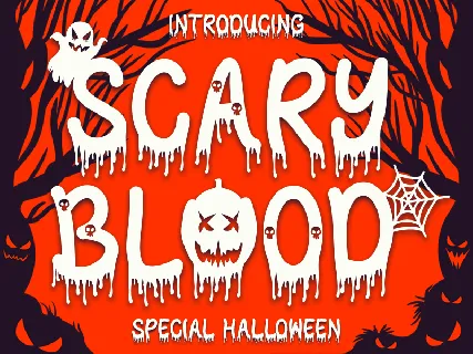 Scary Blood - Pesonal Use font