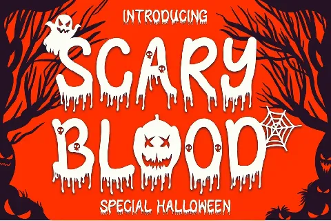 Scary Blood - Pesonal Use font