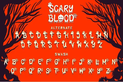 Scary Blood - Pesonal Use font