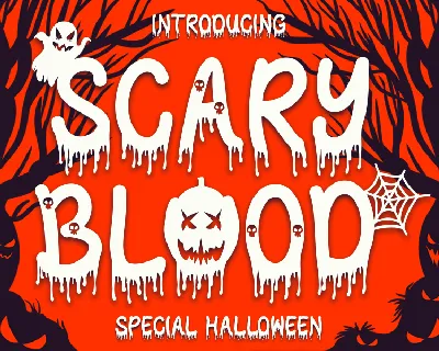 Scary Blood - Pesonal Use font