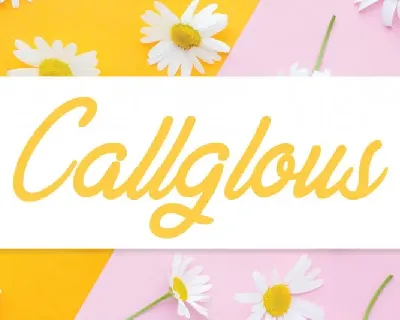 Callglous Script font