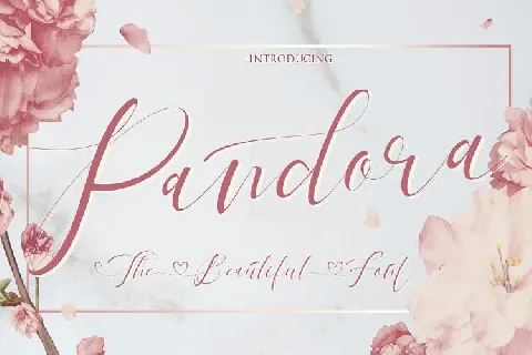 Pandora Calligraphy font