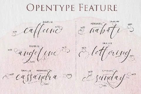 Pandora Calligraphy font