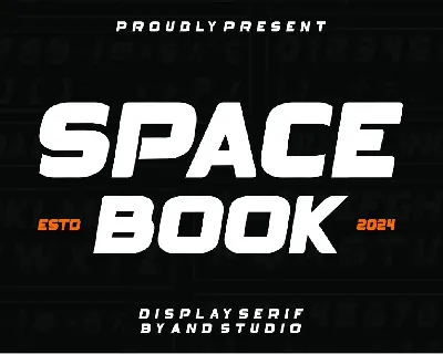 Spacebook font