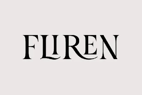 Fliren font