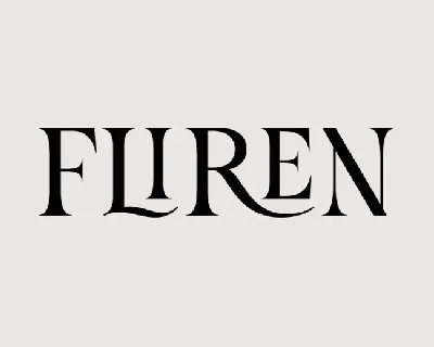 Fliren font