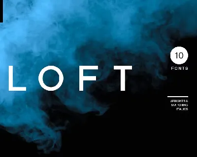 Loft Family font