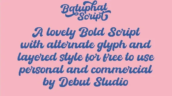 Batuphat Script font