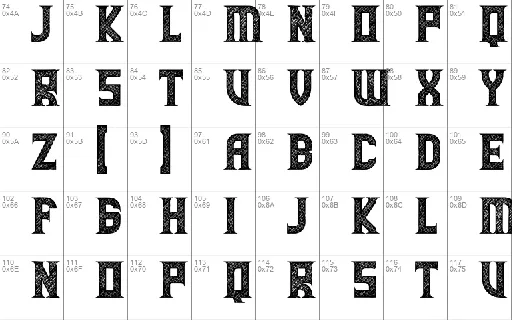 Lathena font