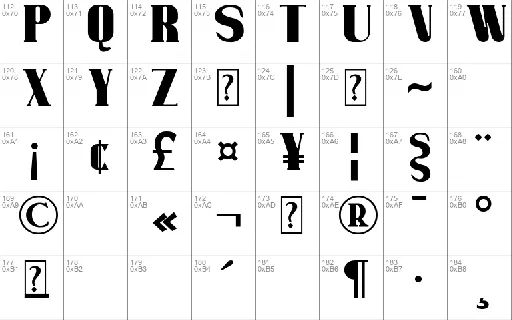 warriot font