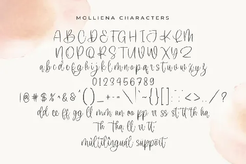 Molliena font