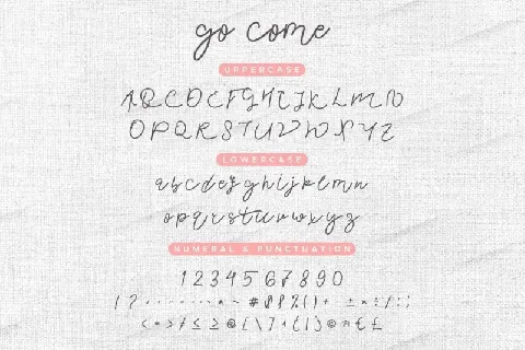 Go Come Duo font