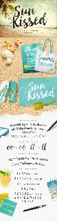 Sun Kissed Brush font