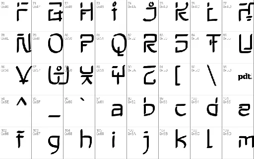 KIRAME trial font