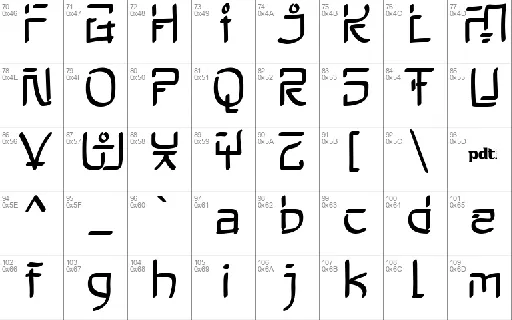 KIRAME trial font