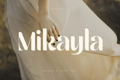 Mikayla font