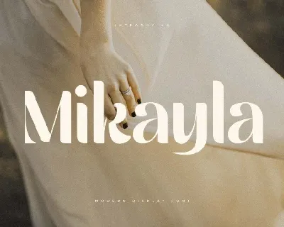 Mikayla font