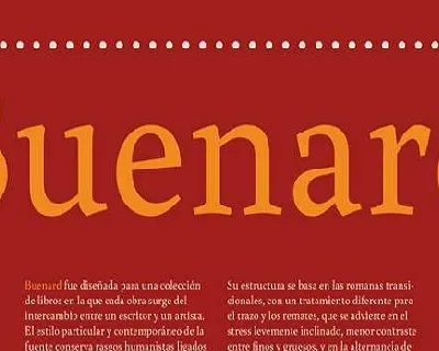 Buenard font