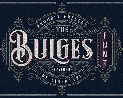 Bulges font