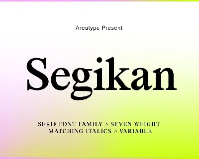 Segikan font