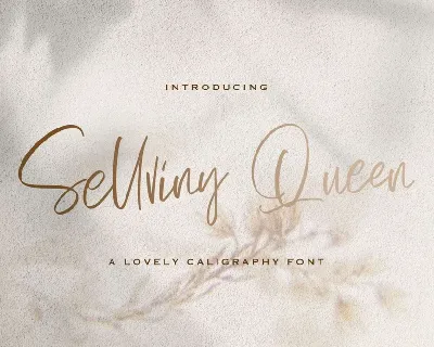 Sellviny Queen Script Handwritten font