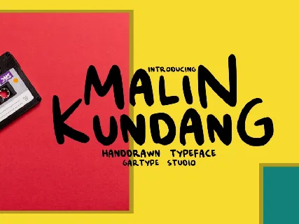 Malin Kundang Script Free font