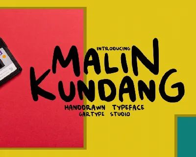 Malin Kundang Script Free font