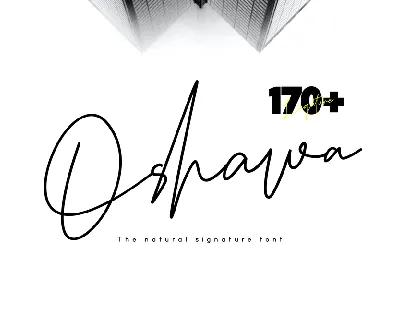 Oshawa font