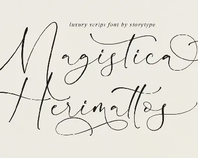 Magistica Herimattos font