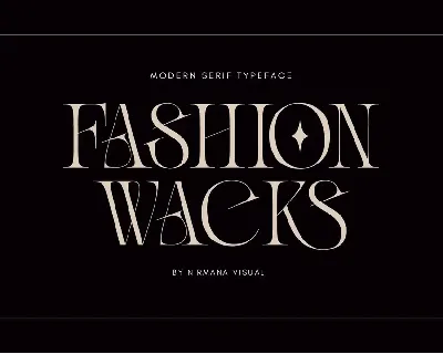 Fashion Wacks font