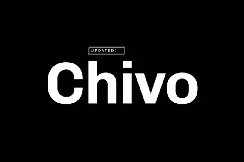 Chivo Family font