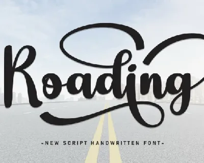 Roading font