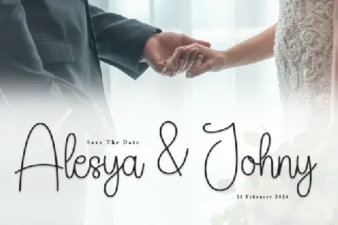 Wedding Handwritten Typeface font