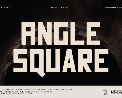 Angle Square DEMO font