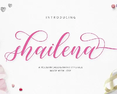 Shailena Script font