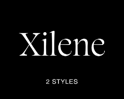 Xilene font
